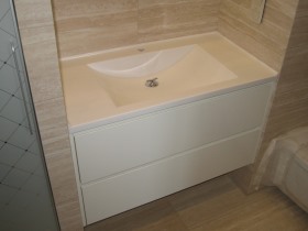 мебель для ванной на заказ встроенная 783-2